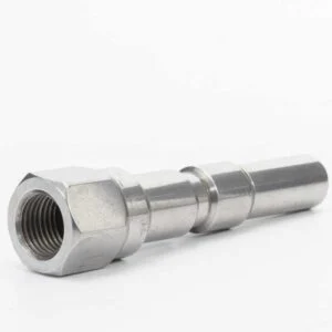 Kopplingsnippel KW-Profi 1/4" inv., SW19, Polerat rostfritt stål – SwedWashSystem