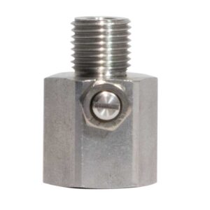 Doseringstillbehör 1/4" inv.: 1/4" utv. Syrafast rostfritt stål